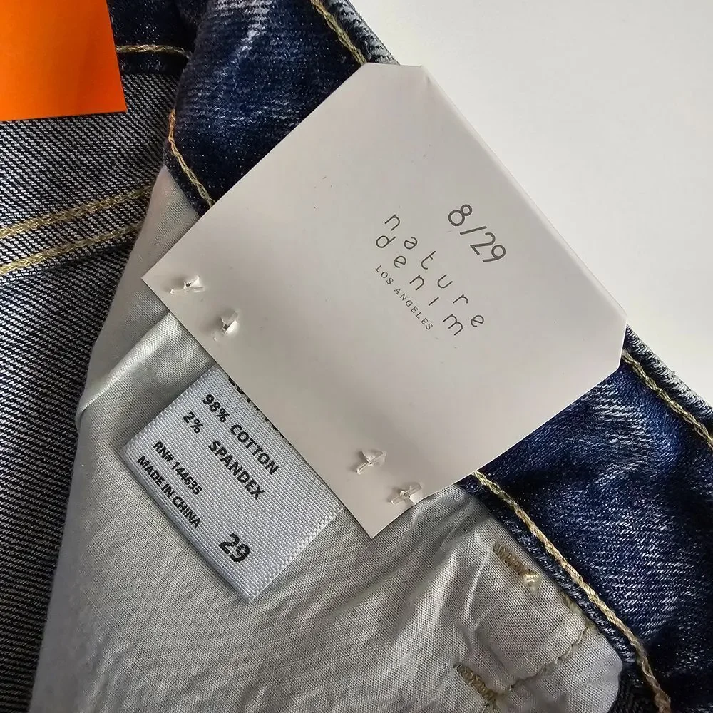 Nature Denim Jeans Mom Stone Wash Womens Size 8 / 29‎ - Picture 5 of 8